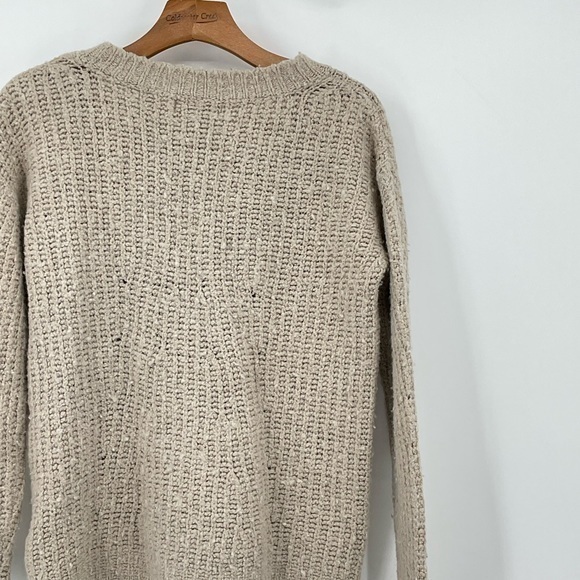 Anthropologie Crewneck Pullover Camila Sweater Tan Size XS P4‎ - Picture 5 of 10